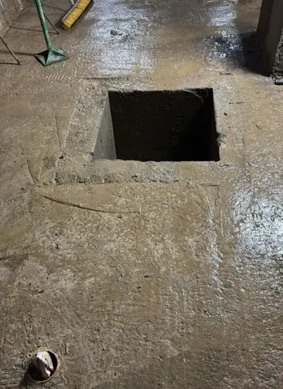 Basement underpinning and waterproofing work sequenced for a London home