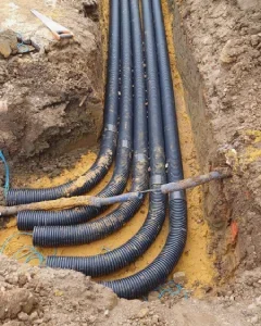 Below-ground drainage installation for a London residential construction project