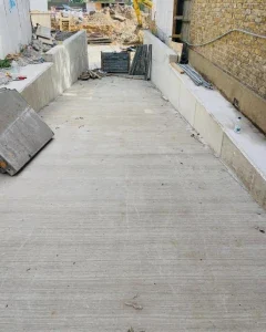 Basement underpinning work carried out where required by structural design